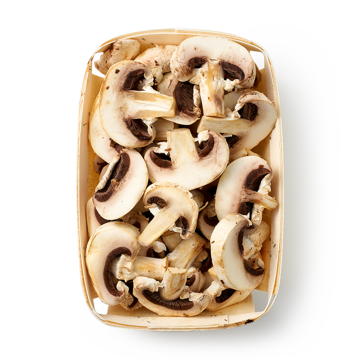 Изображение товара Шампиньоны свежие резаные 300 г