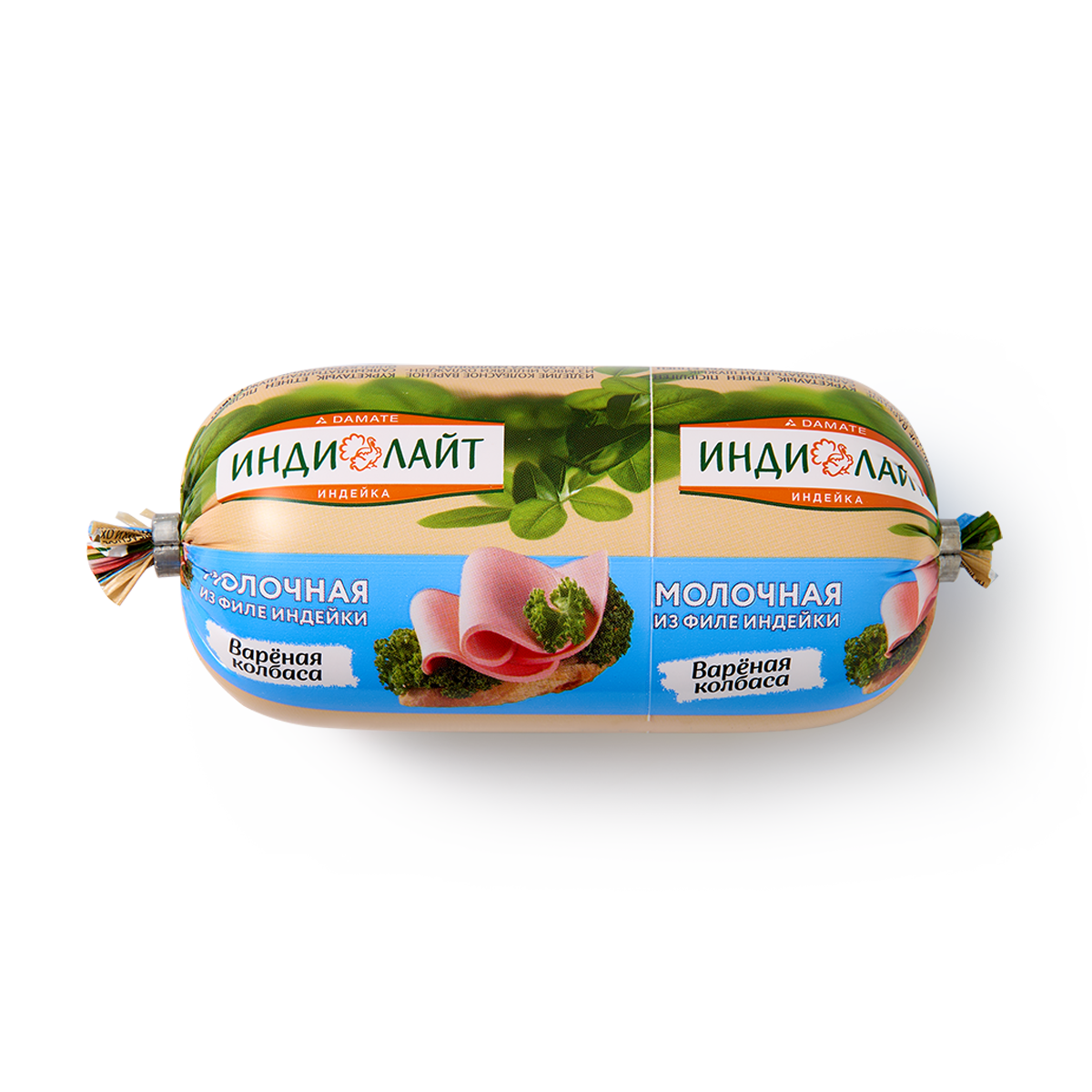 Изображение товара Колбаса из филе индейки Молочная «Индилайт» 400 г