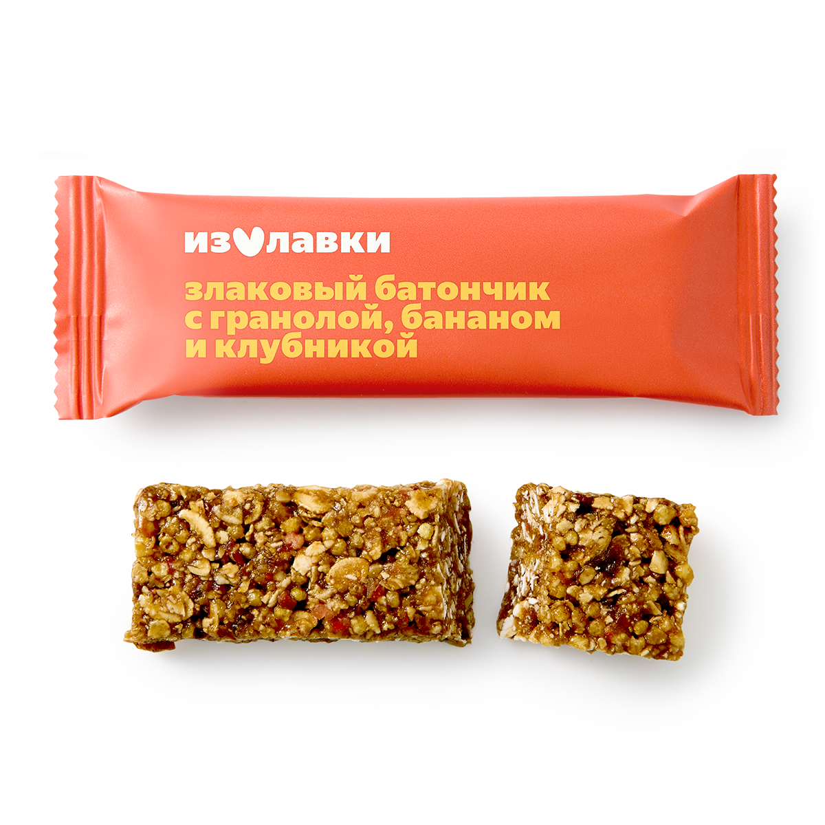 Изображение товара Батончик-гранола «Из Лавки» с бананом и клубникой 35 г