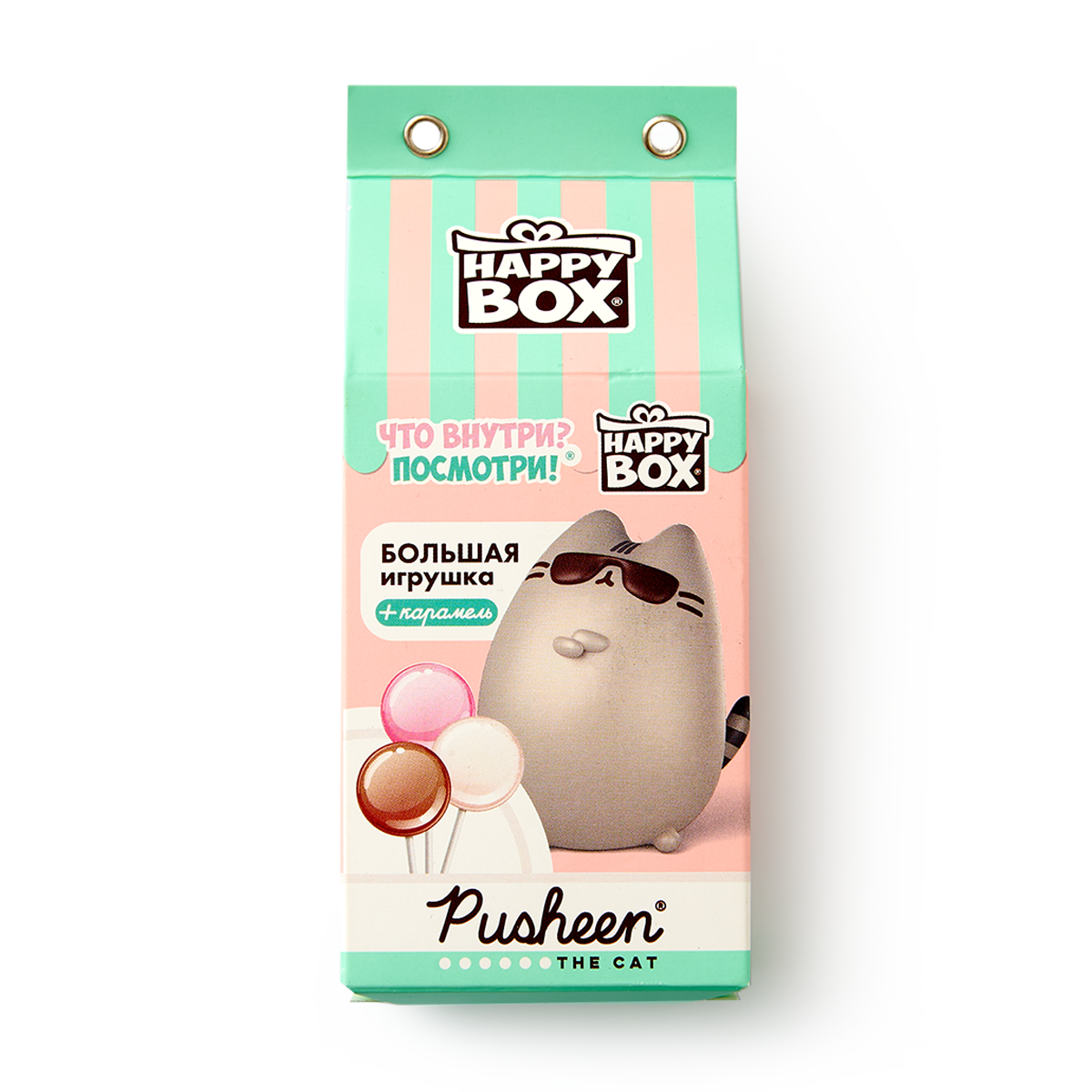 Изображение товара Карамель Pusheen Happy Box с игрушкой 30 г