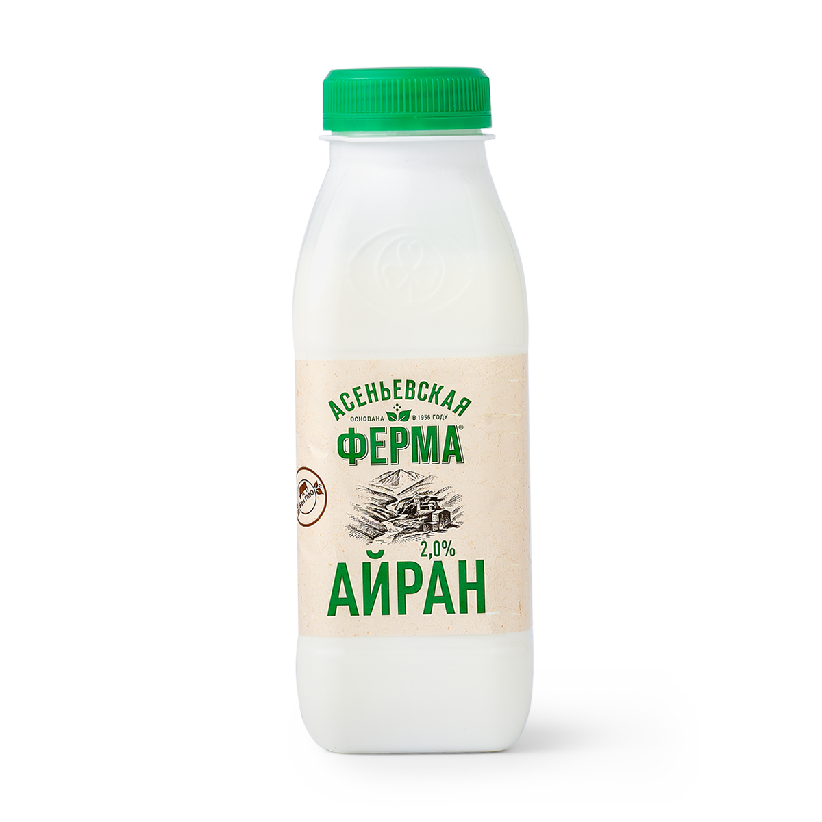 Изображение товара Айран «Асеньевская ферма» 2% 330 г