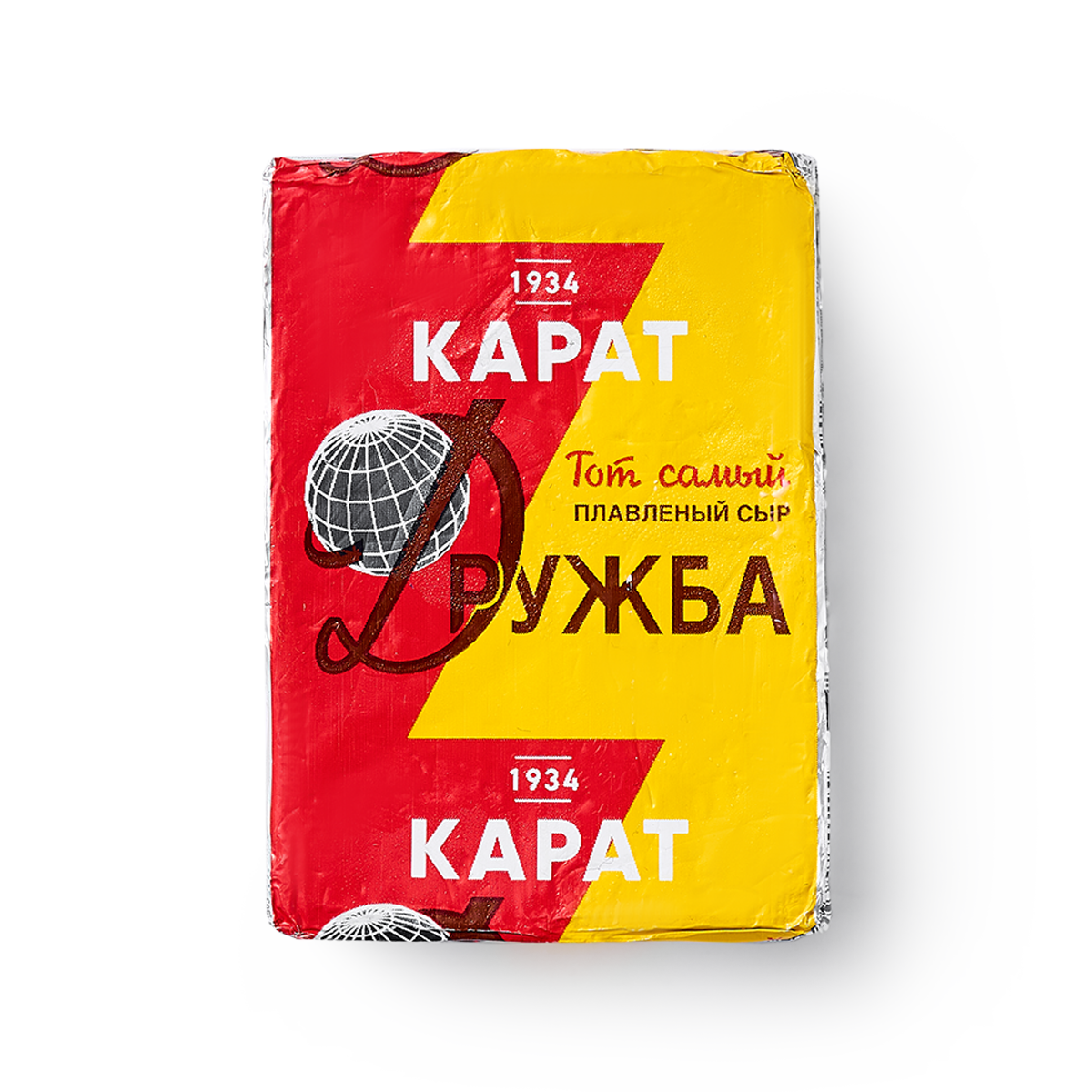 Изображение товара Сыр плавленый Дружба «Карат» 45% 90 г