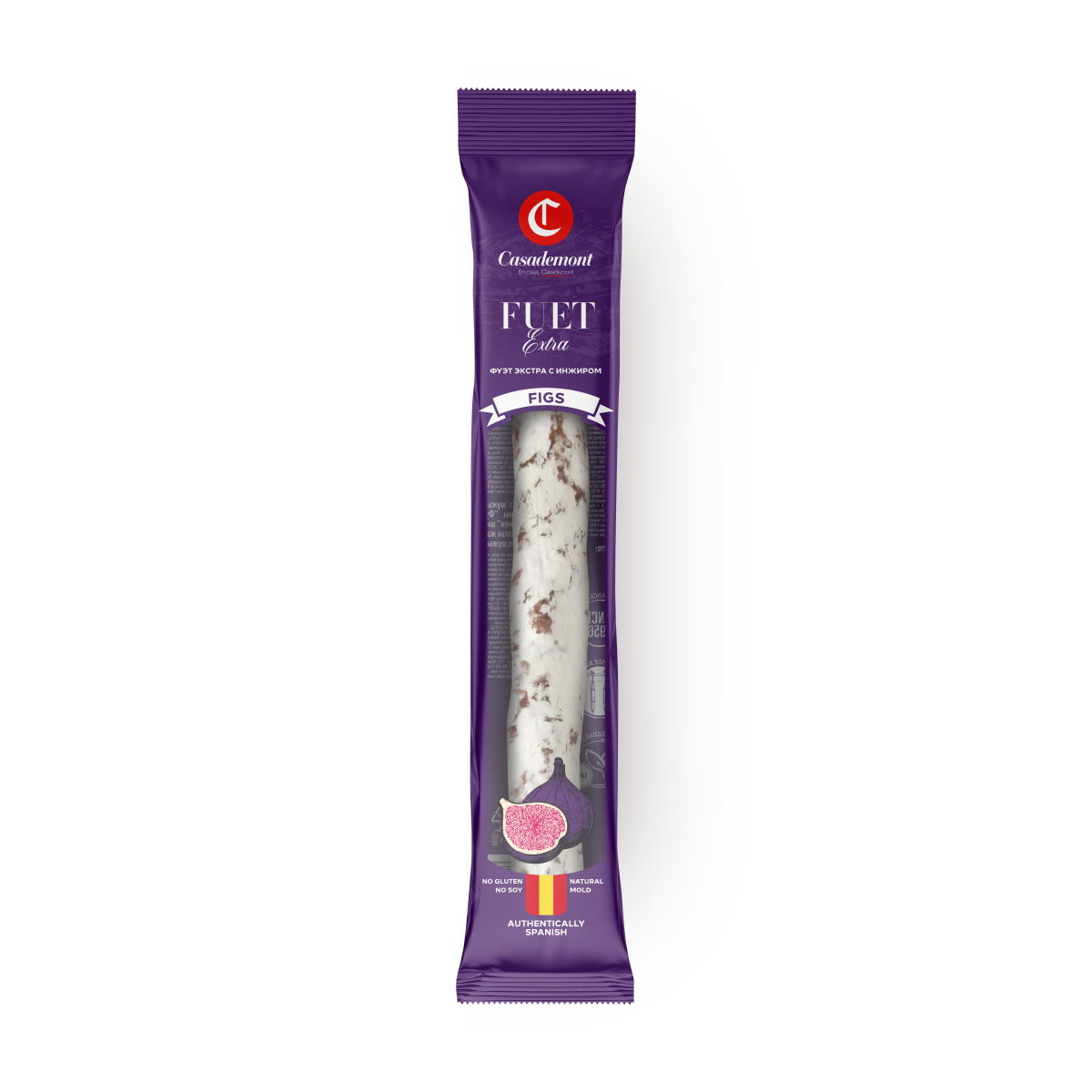 Изображение товара Колбаса Фуэт Extra Casademont с инжиром сыровяленая 110 г