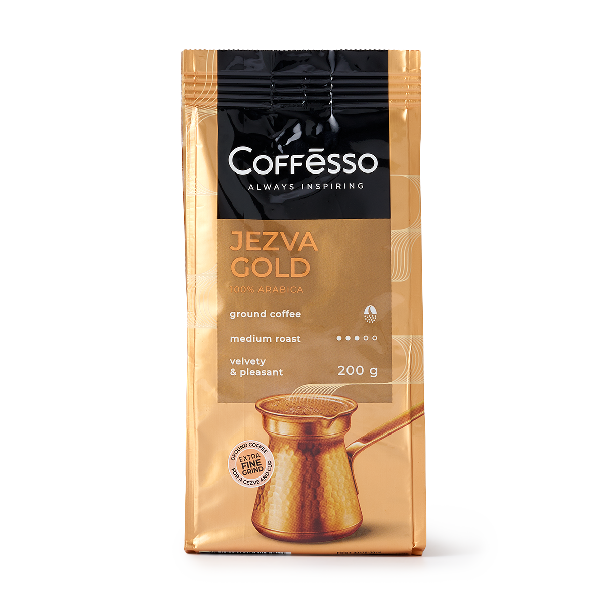 Изображение товара Кофе молотый Jezva Gold Coffesso 200 г