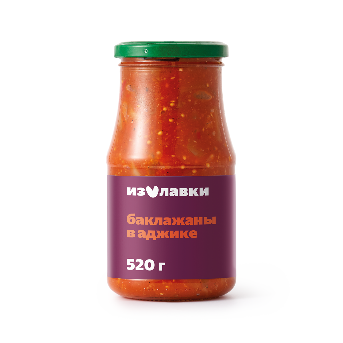 Изображение товара Баклажаны в аджике «Из Лавки» 520 г