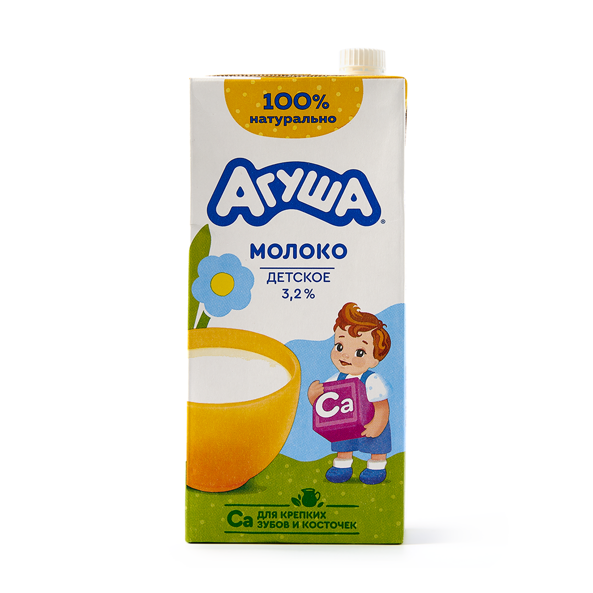 Изображение товара Молоко детское 3,2% «Агуша» ультрапастеризованное с 3 лет 950 г