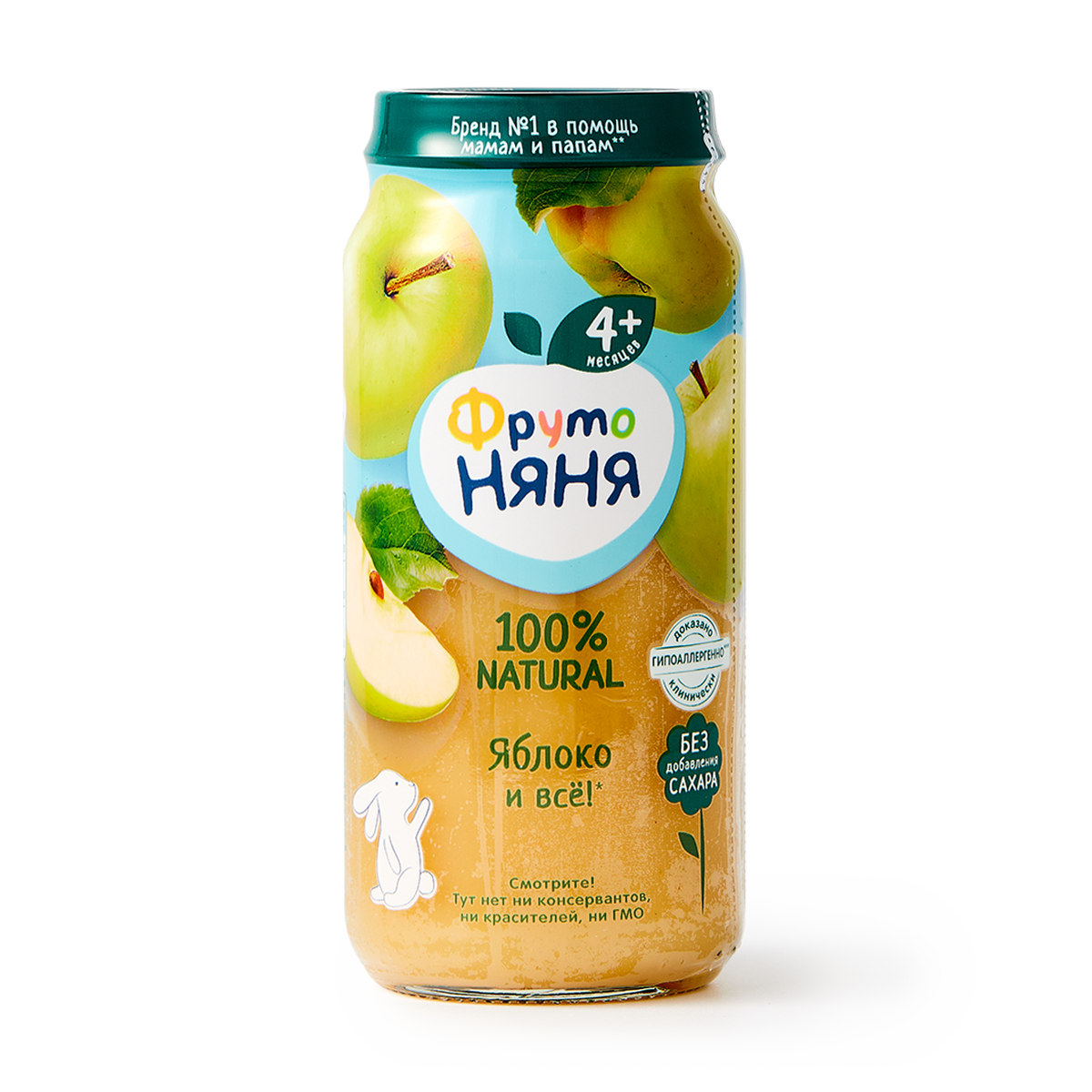 Изображение товара Пюре «ФрутоНяня» яблоко с 4 месяцев 250 г
