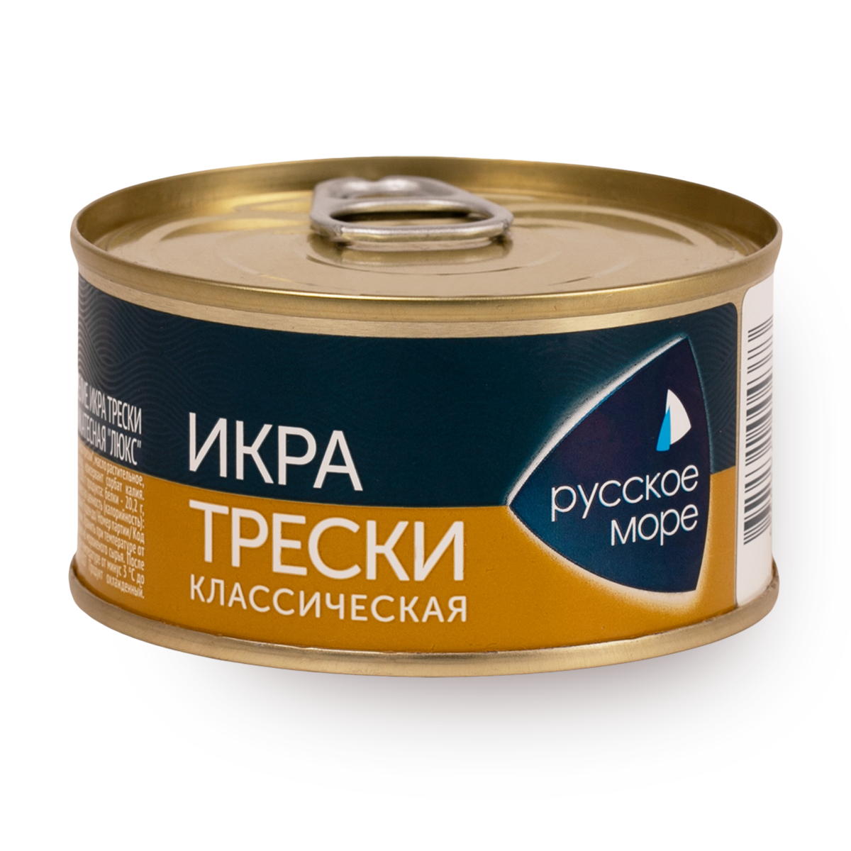 Изображение товара Икра трески Классическая «Русское море» 130 г