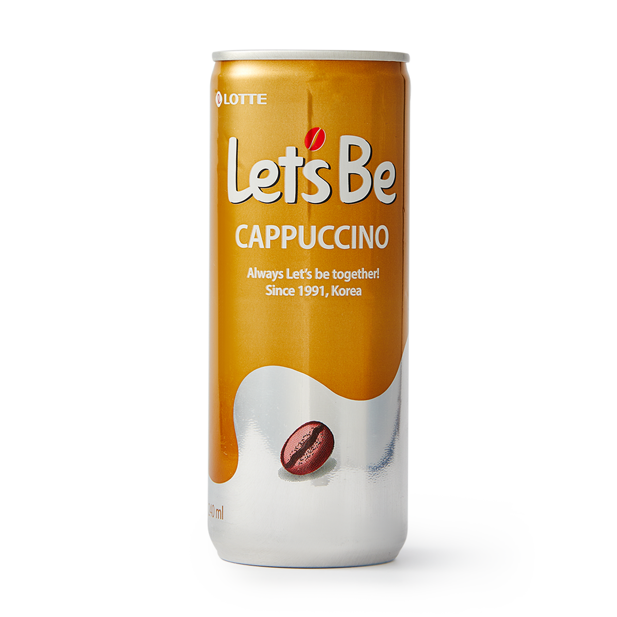 Изображение товара Напиток кофейный Cappuccino Let's Be Lotte 240 мл