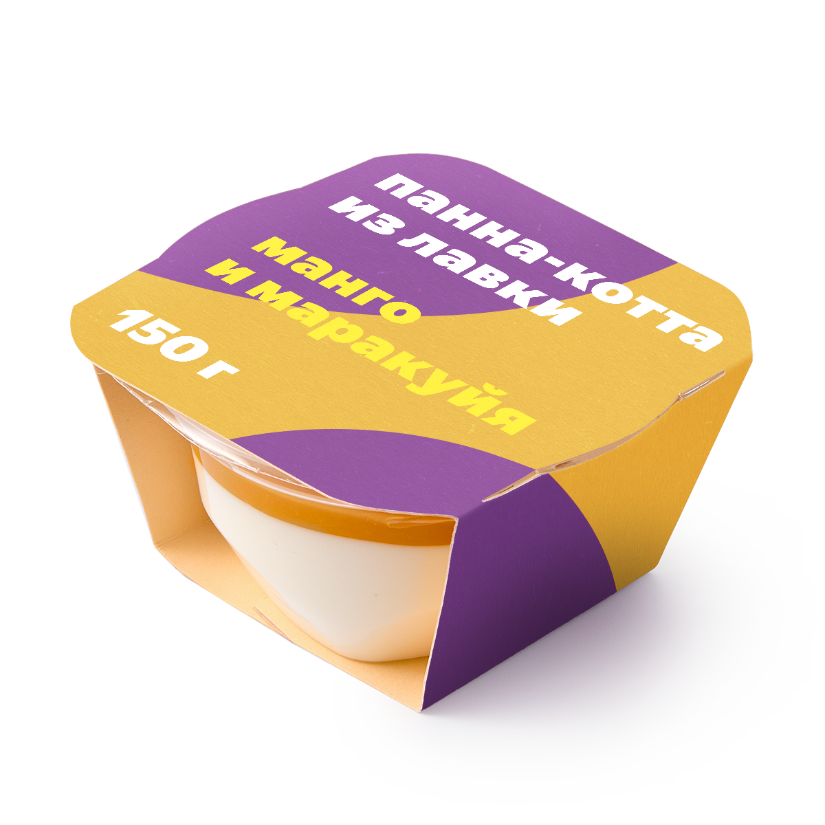 Изображение товара Панна-котта сливочная «Из Лавки» манго-маракуйя без добавления сахара 150 г