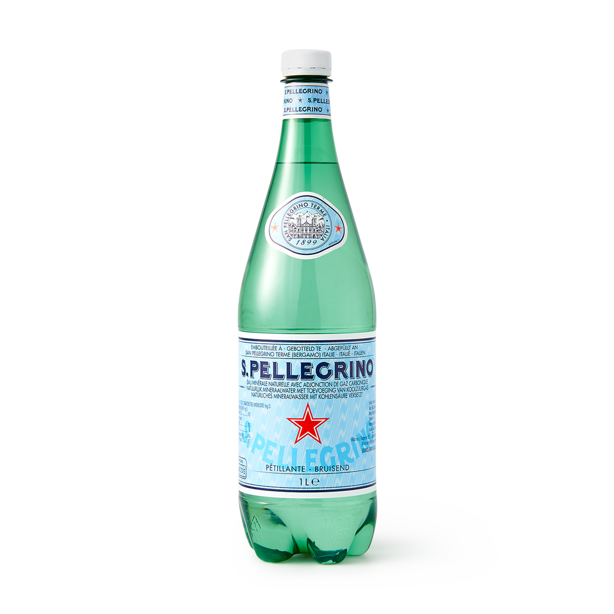 Изображение товара Вода минеральная S.Pellegrino газированная 1 л