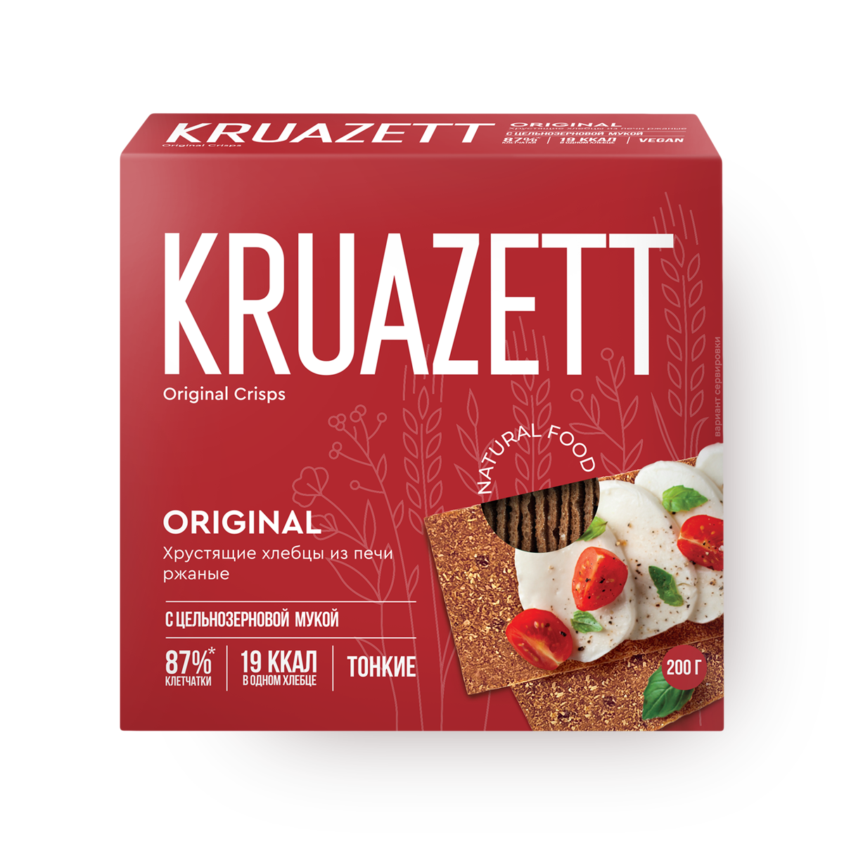 Изображение товара Хлебцы ржаные тонкие Original «Круазетт» 200 г