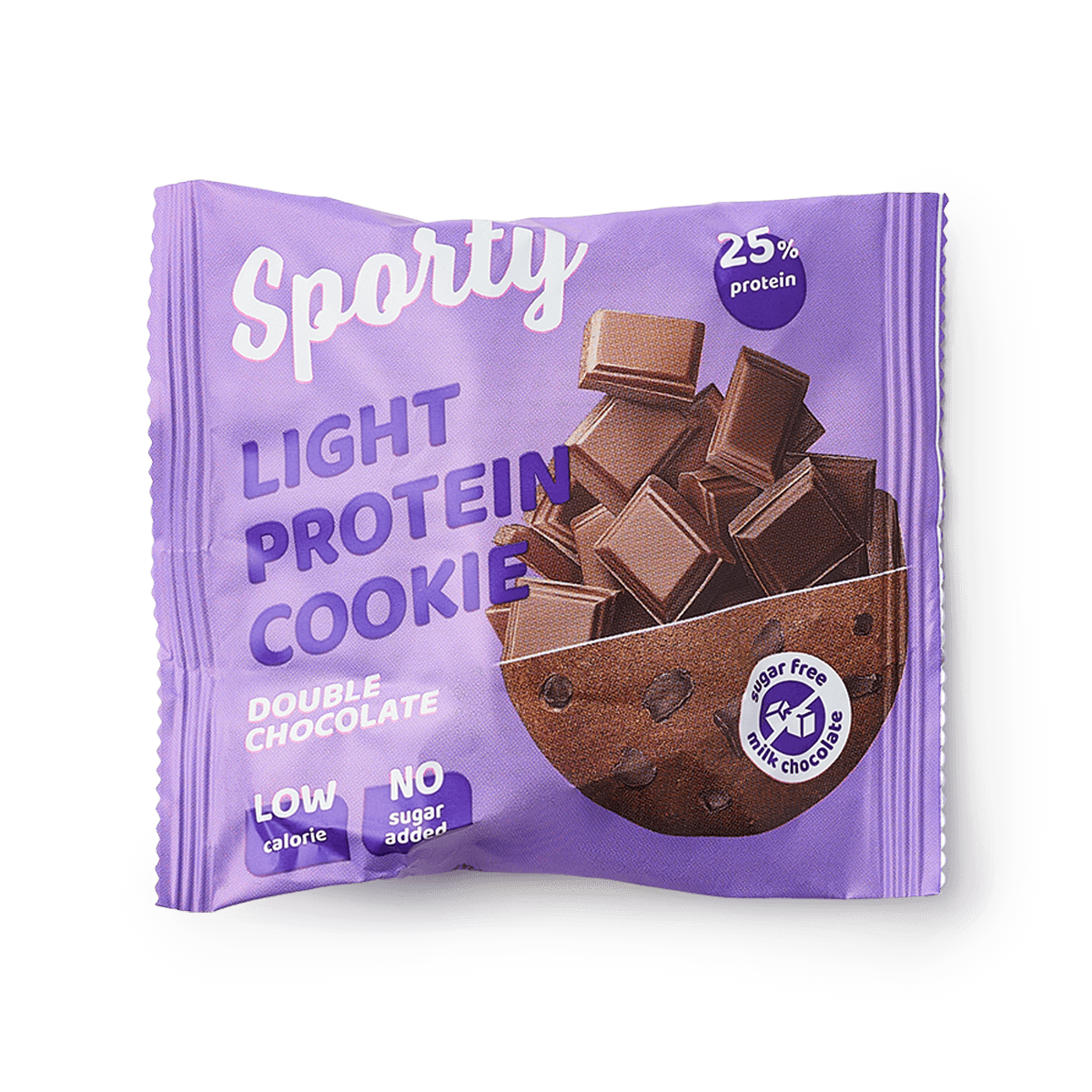 Изображение товара Печенье протеиновое Sporty Light Protein двойной шоколад 40 г