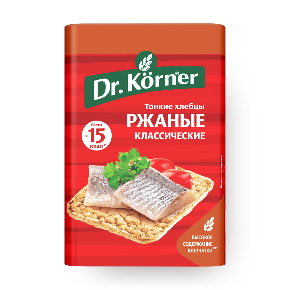 Изображение товара Хлебцы тонкие ржаные Dr. Korner классические 100 г