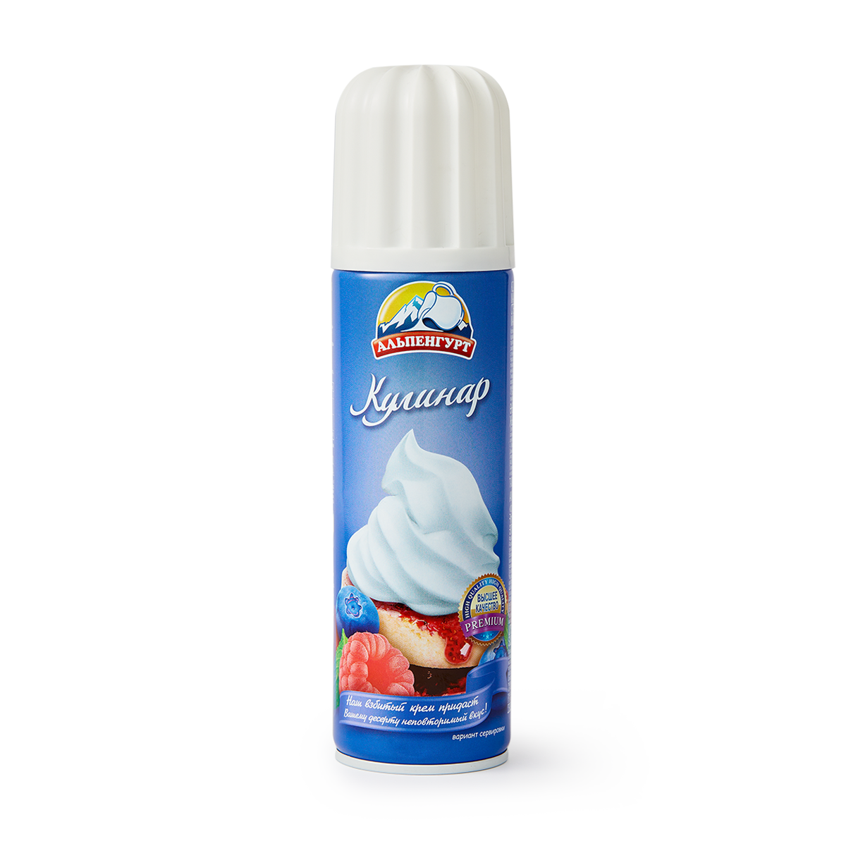 Изображение товара Взбитый крем 27% «Альпенгурт» Кулинар 250 г