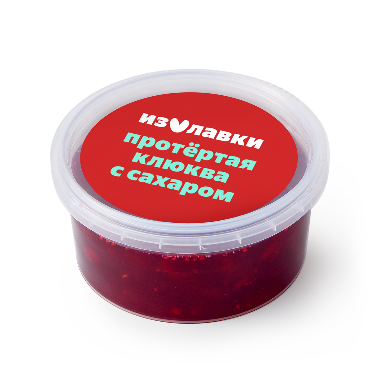 Изображение товара Клюква протёртая «Из Лавки» с сахаром 200 г