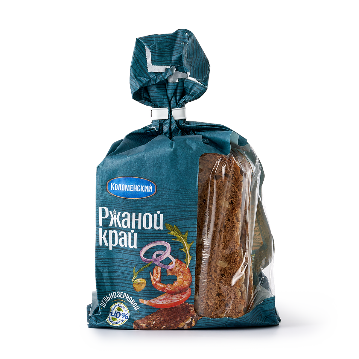 Изображение товара Хлеб цельнозерновой «Ржаной край» в нарезке 300 г