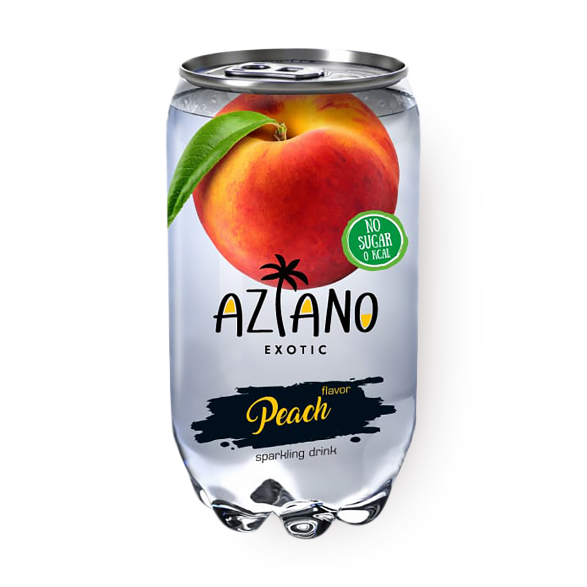Изображение товара Напиток газированный Aziano Peach 350 мл