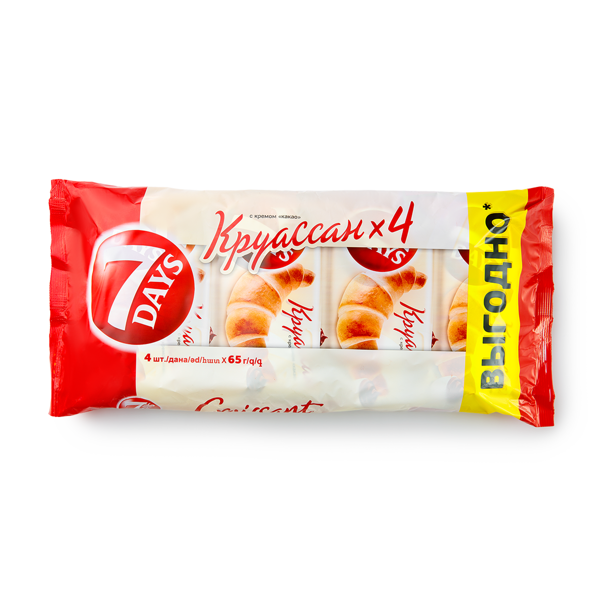 Изображение товара Круассан 7Days какао 4 шт. 260 г