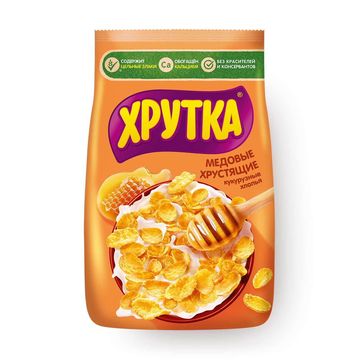 Изображение товара Хлопья кукурузные «Хрутка» медовые 270 г