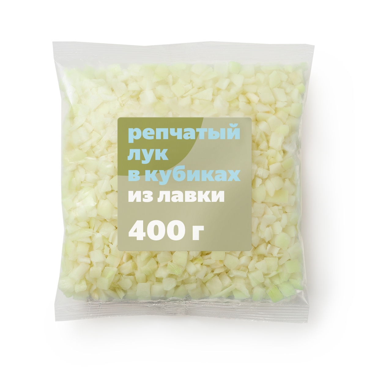 Изображение товара Лук репчатый в кубиках «Из Лавки» замороженный 400 г