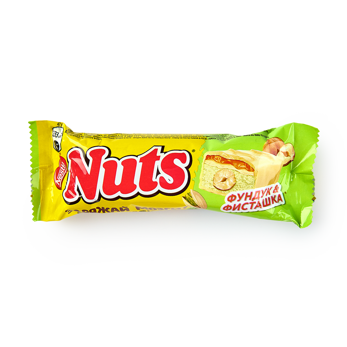 Изображение товара Батончик Nuts фундук & фисташка 47 г