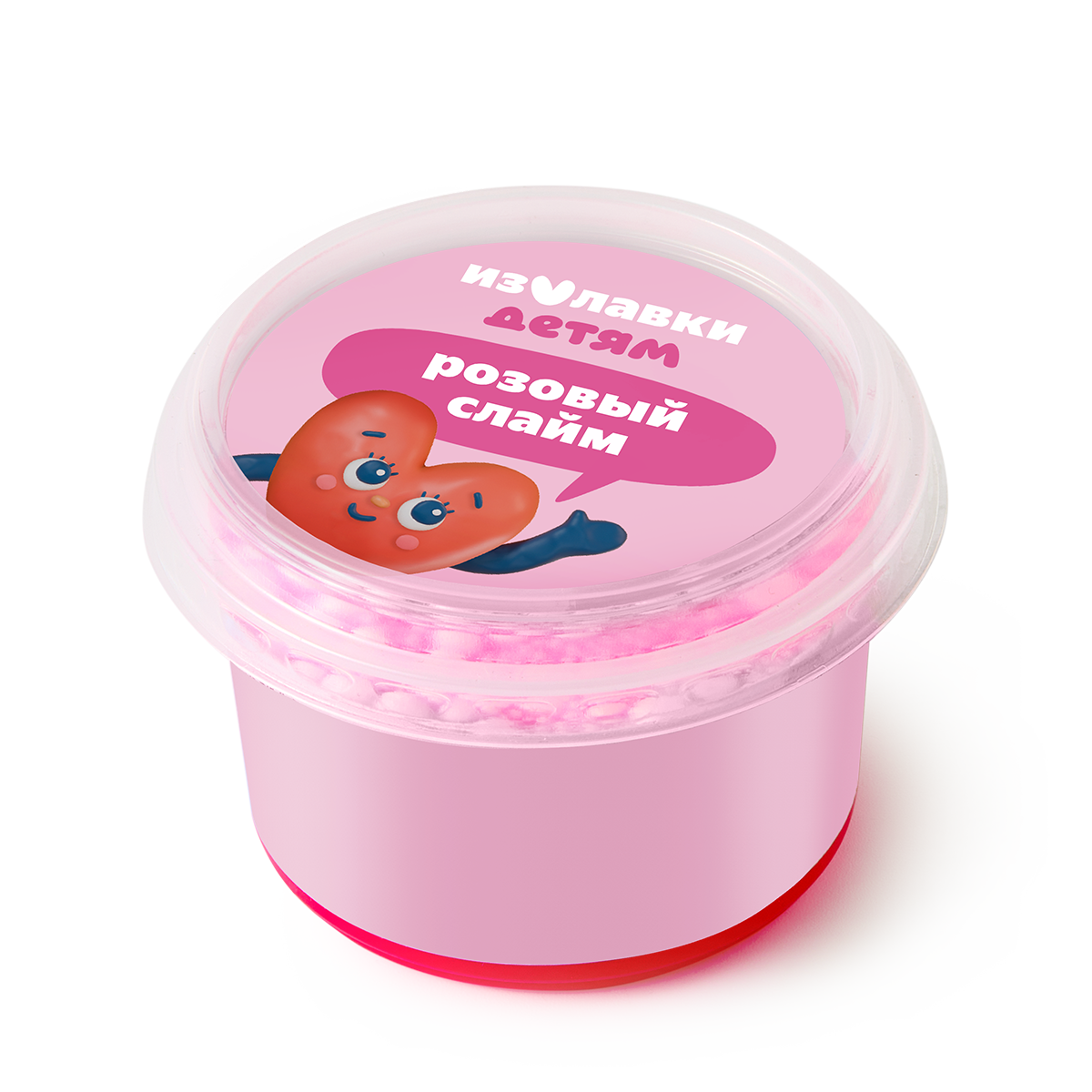 Изображение товара Слайм «Из Лавки» розовый для детей с трёх лет 80 г