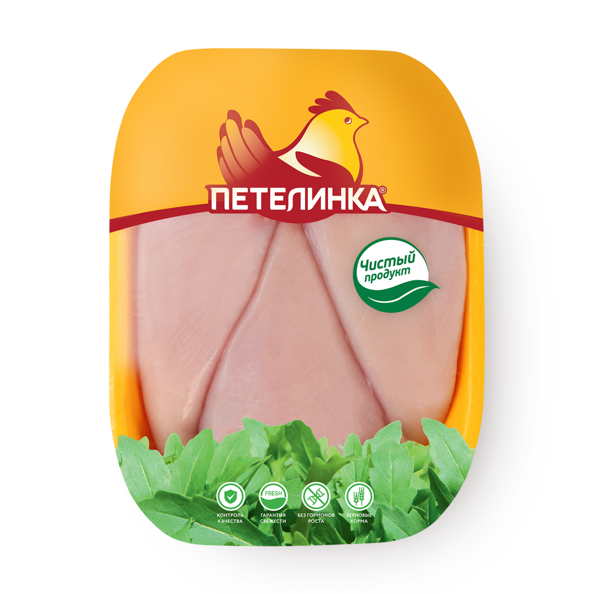 Изображение товара Филе грудки цыплёнка-бройлера «Петелинка» 750 г