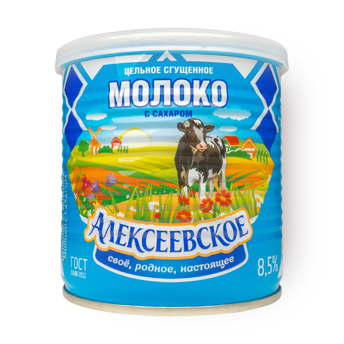 Изображение товара Молоко сгущённое с сахаром «Алексеевское» 8,5% 360 г