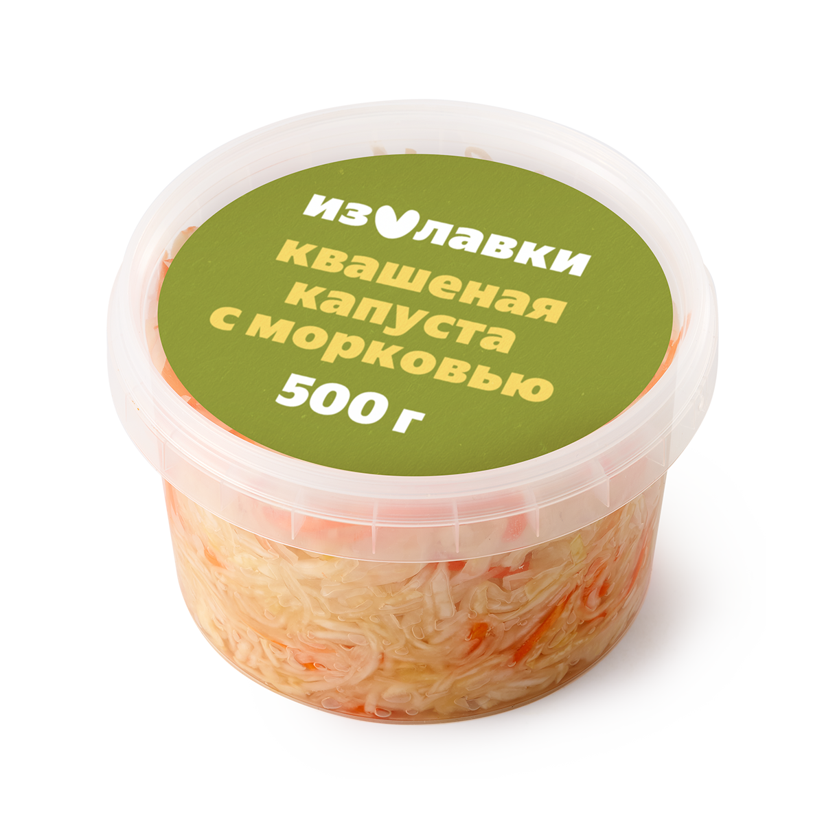 Изображение товара Капуста квашеная с морковью «Из Лавки» 500 г