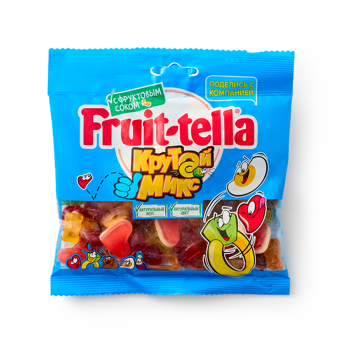 Изображение товара Мармелад жевательный Крутой Микс Fruit-tella 150 г