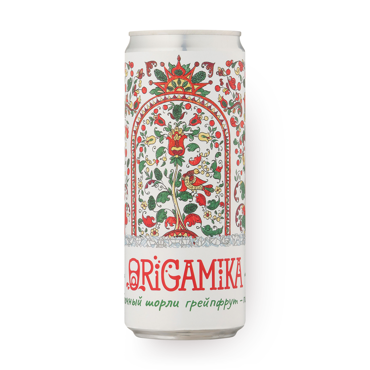 Изображение товара Лимонад яблочный Шорли Origamika грейпфрут-пихта среднегазированный 330 мл