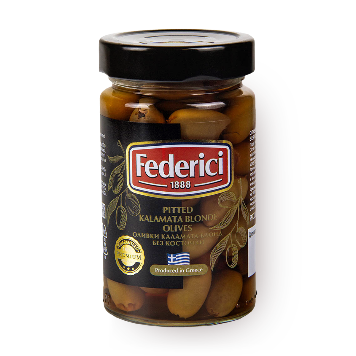 Изображение товара Оливки Каламата Federici блонд без косточки 300 г