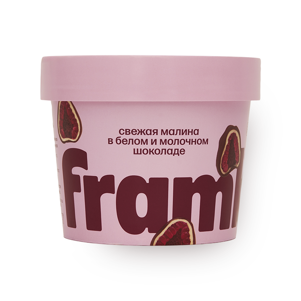 Изображение товара Малина в белом и молочном шоколаде Frambini быстрозамороженная 130 г