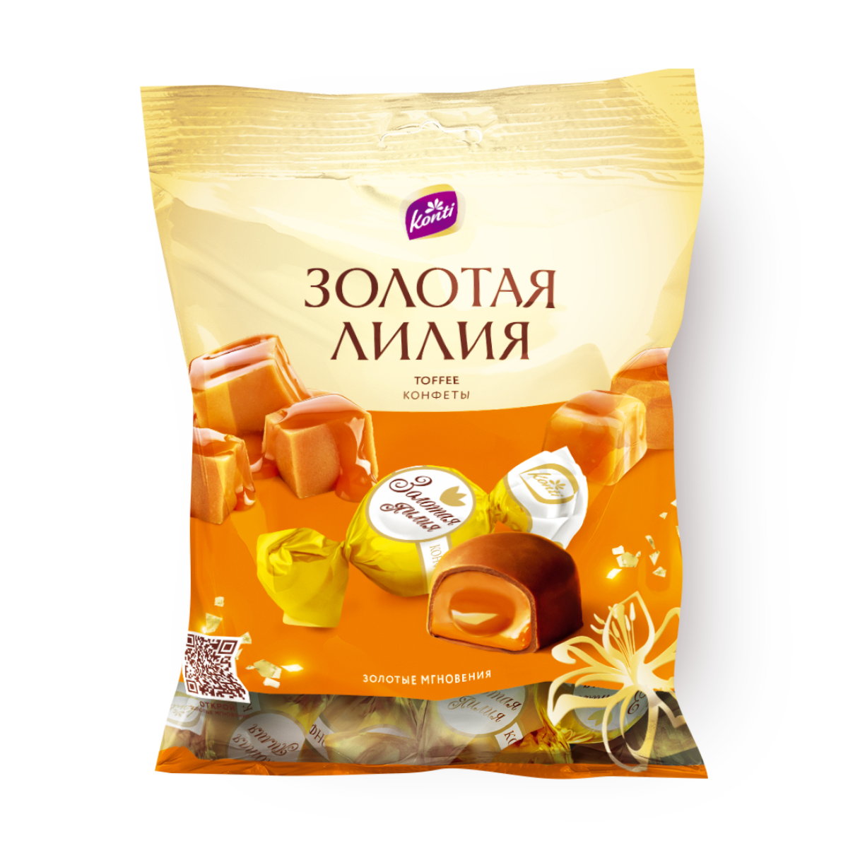 Изображение товара Конфеты Золотая лилия Toffee Konti 200 г
