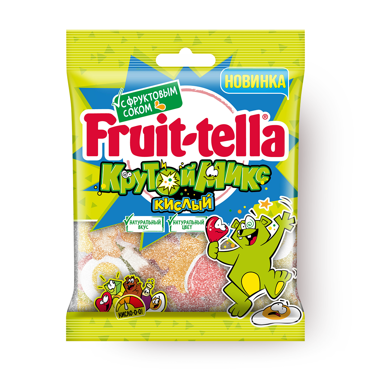 Изображение товара Мармелад Fruittella Крутой микс кислый 70 г
