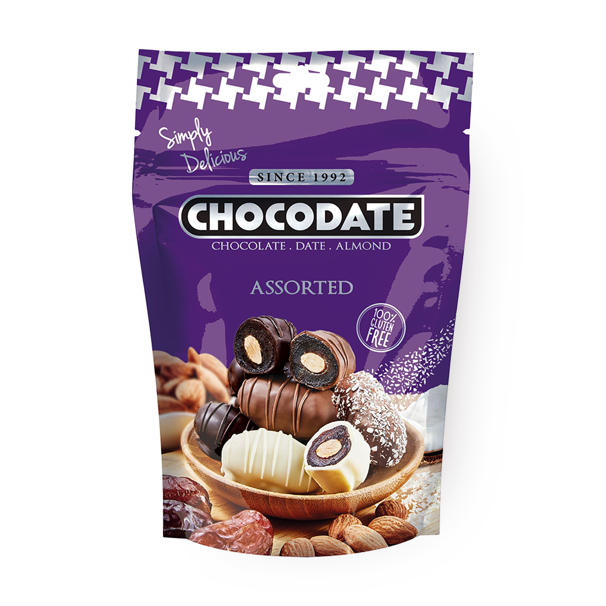 Изображение товара Финики с миндалём Chocodate ассорти 100 г