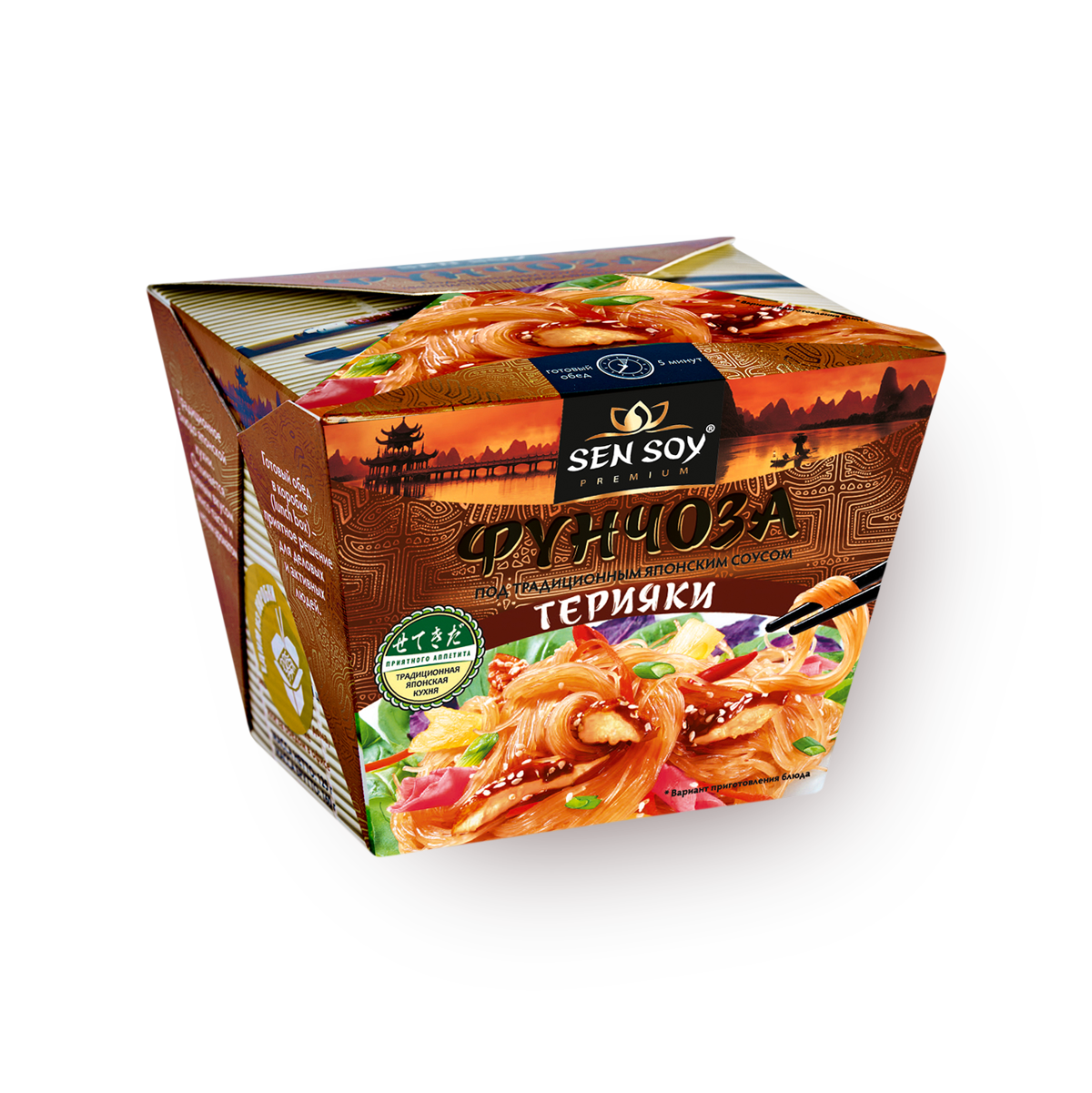 Изображение товара Фунчоза Sen Soy под японским соусом терияки 125 г