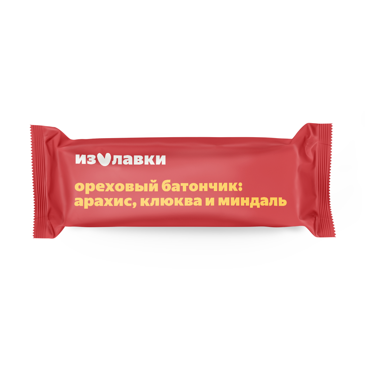 Изображение товара Батончик «Из Лавки» арахис с клюквой и миндалём 35 г