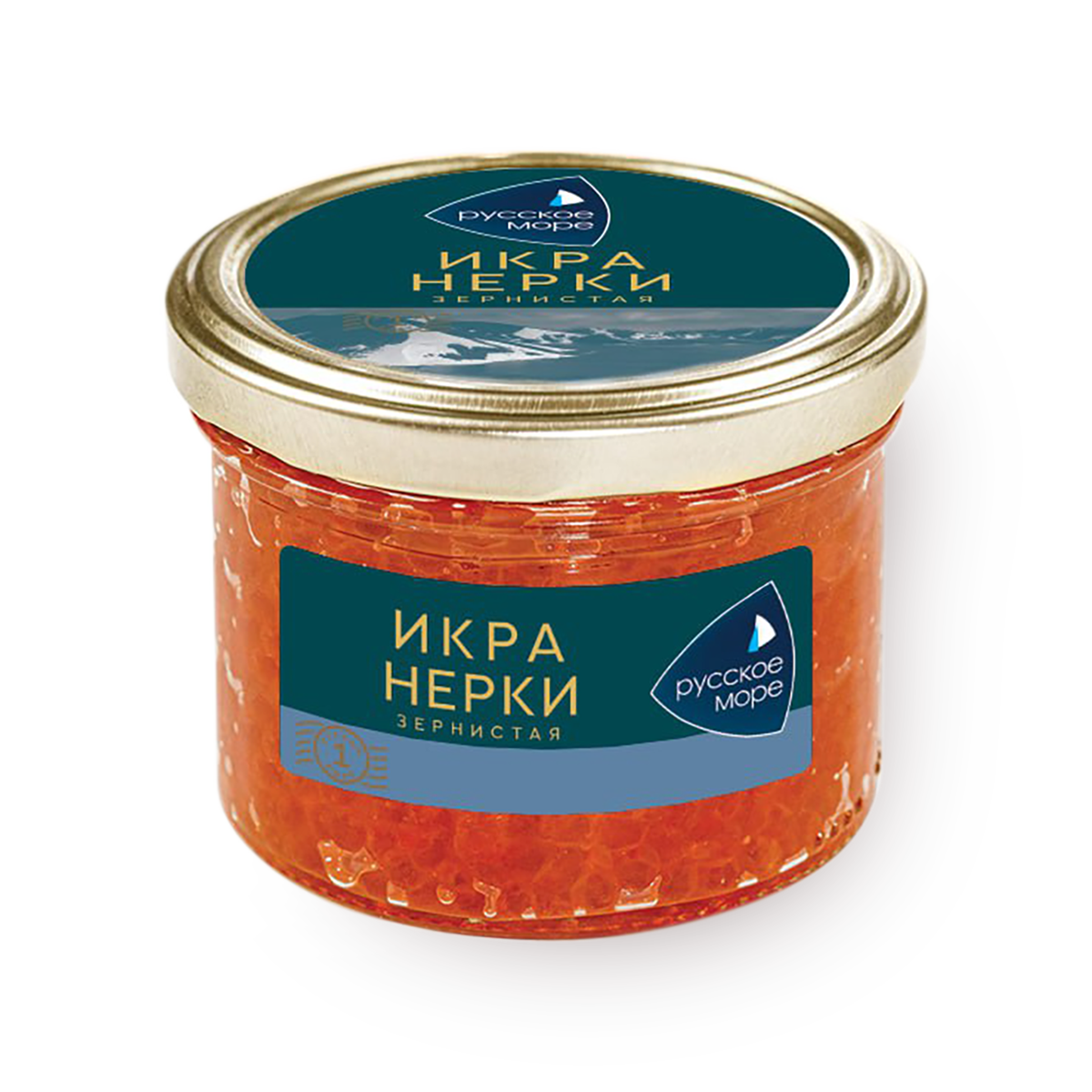 Изображение товара Икра нерки «Русское море» зернистая 210 г