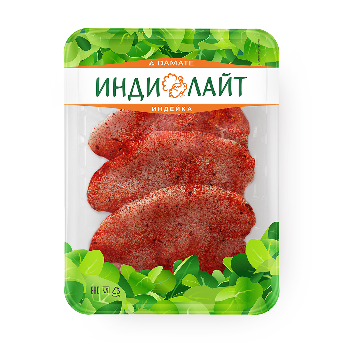 Изображение товара Стейк-Экспресс из филе грудки индейки «Индилайт» в пряных специях 350 г