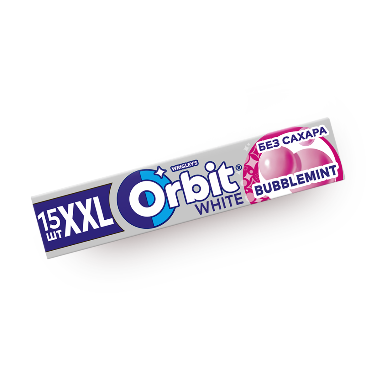 Изображение товара Жевательная резинка Orbit White XXL Bubblemint 20,4 г