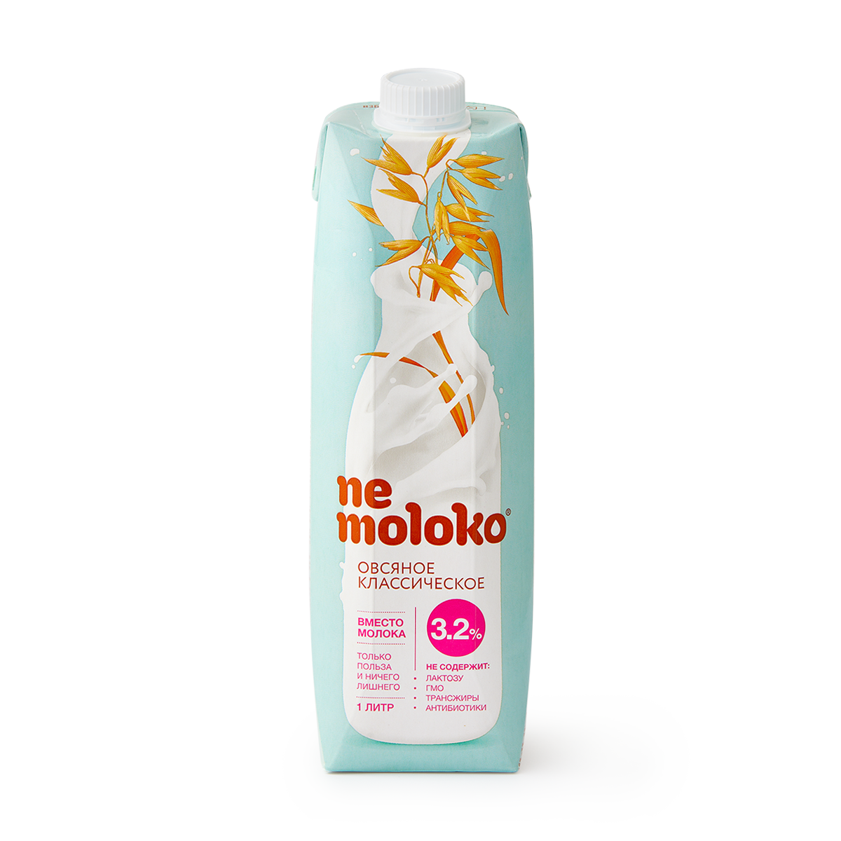 Изображение товара Напиток овсяный Nemoloko 3,2% классический 1 л