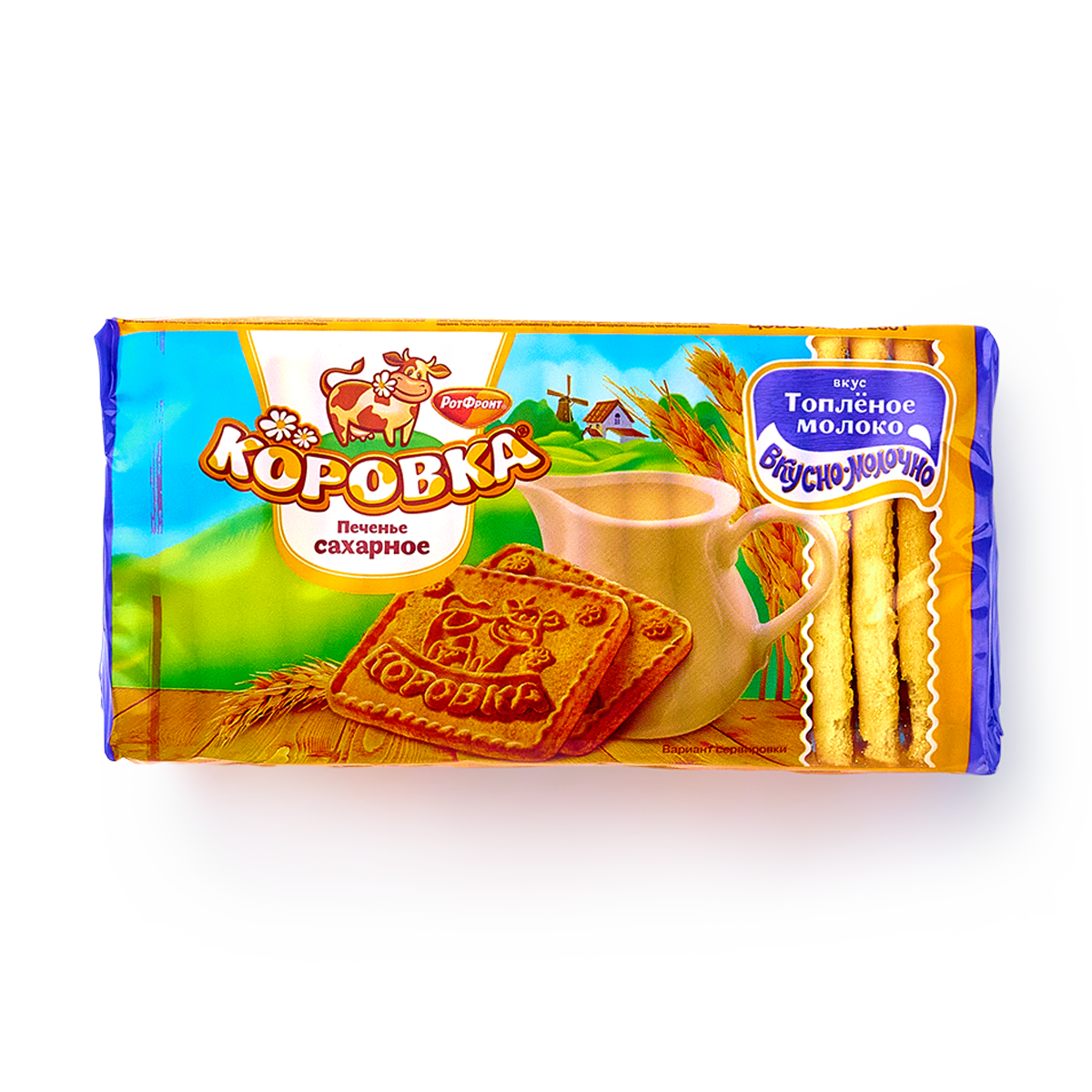 Изображение товара Печенье сахарное «Коровка» вкус топлёное молоко 280 г