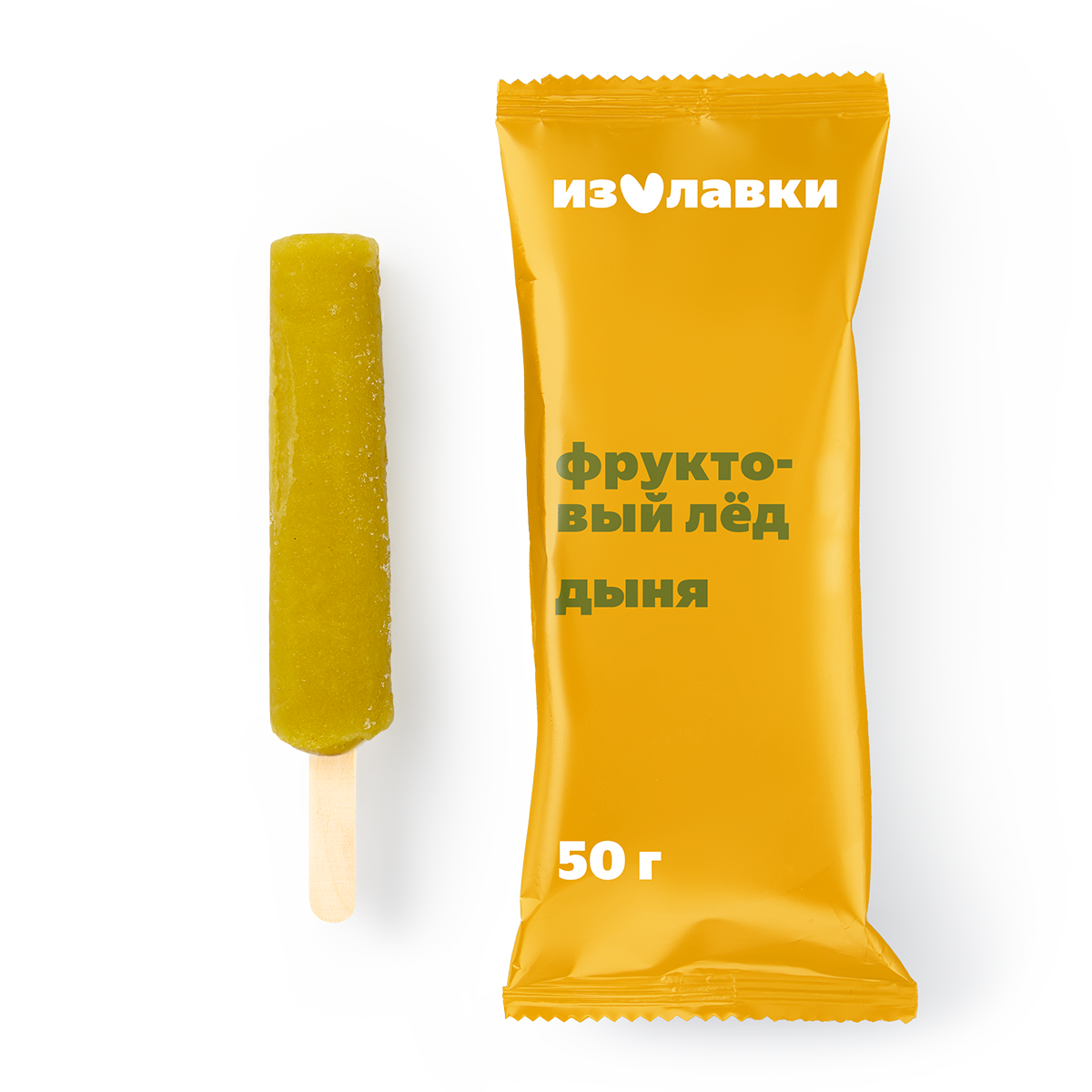 Изображение товара Фруктовый лёд «Из Лавки» из пюре дыни 50 г
