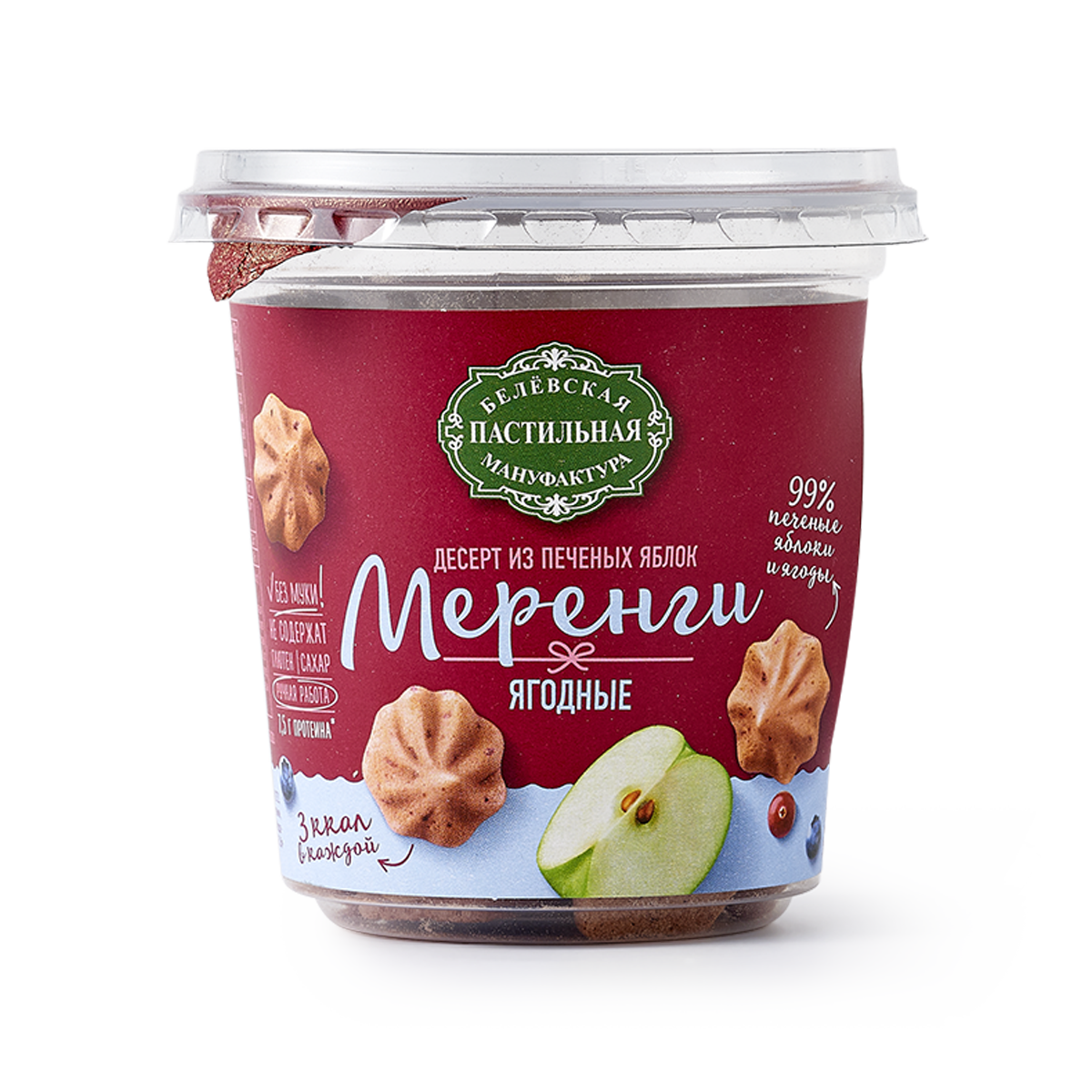 Изображение товара Меренги из печёных яблок ягодные App Lite без добавления сахара 35 г