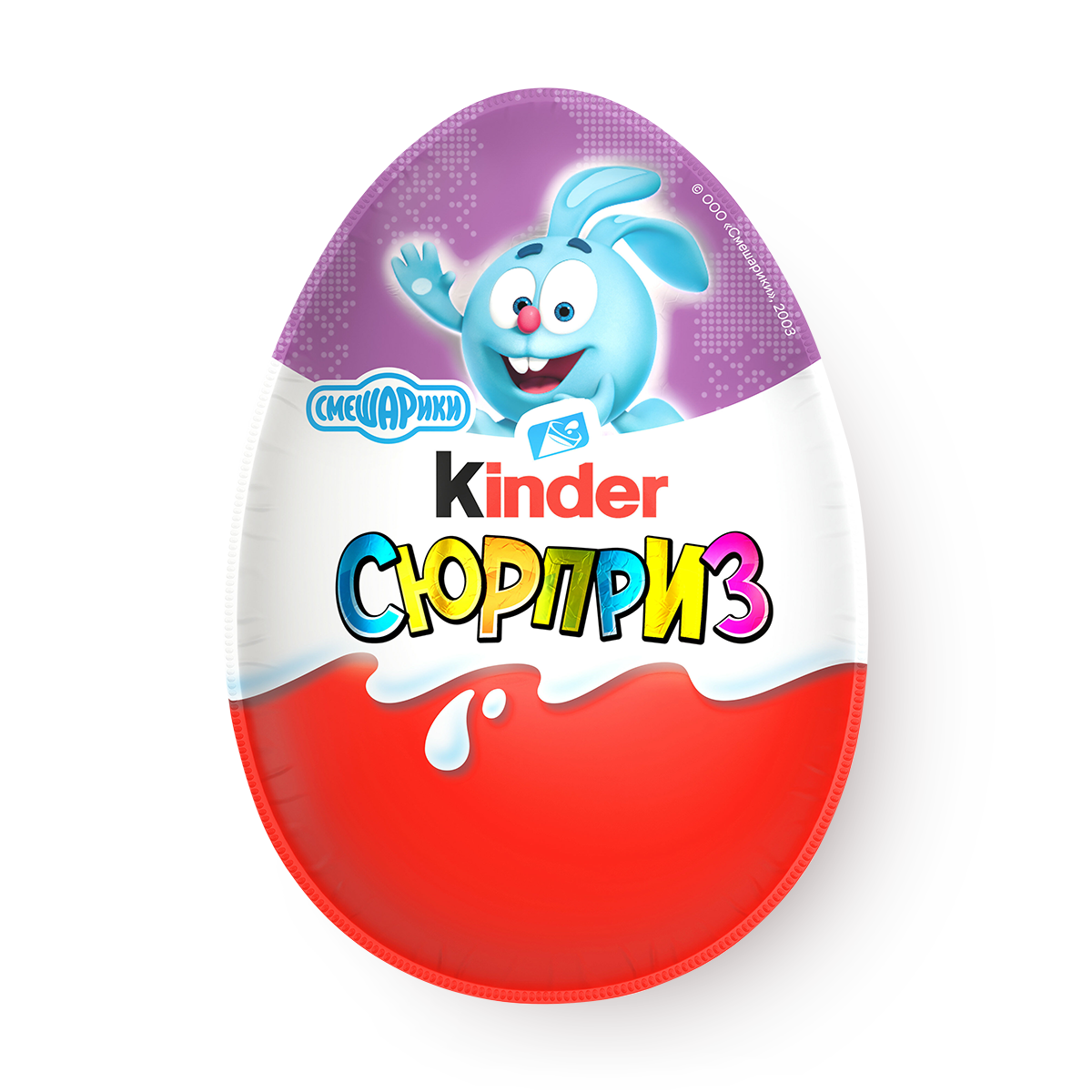 Изображение товара Яйцо Киндер Сюрприз Смешарики 20 г