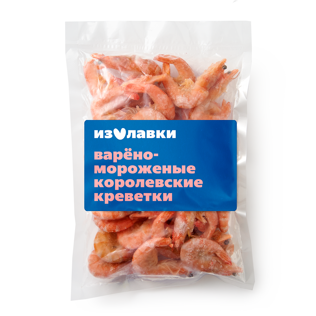 Изображение товара Креветки королевские белоногие 50/70 «Из Лавки» неразделанные 500 г
