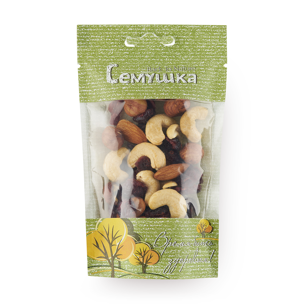 Изображение товара Смесь орехов «Семушка» с клюквой 50 г