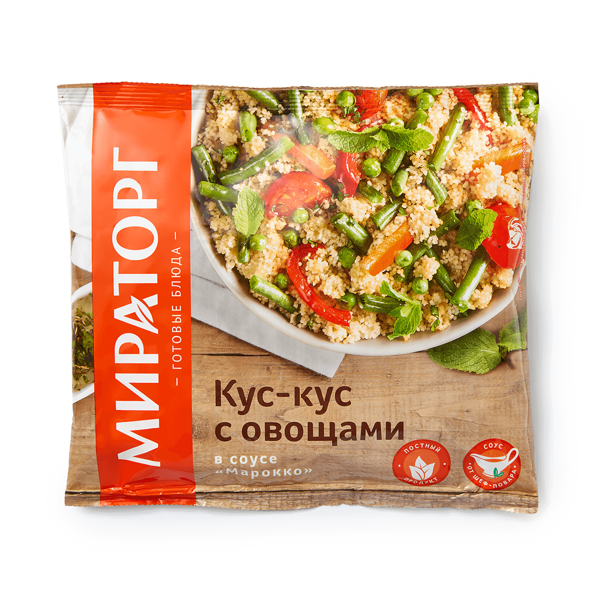 Изображение товара Кускус с овощами «Мираторг» в соусе Марокко замороженный 400 г